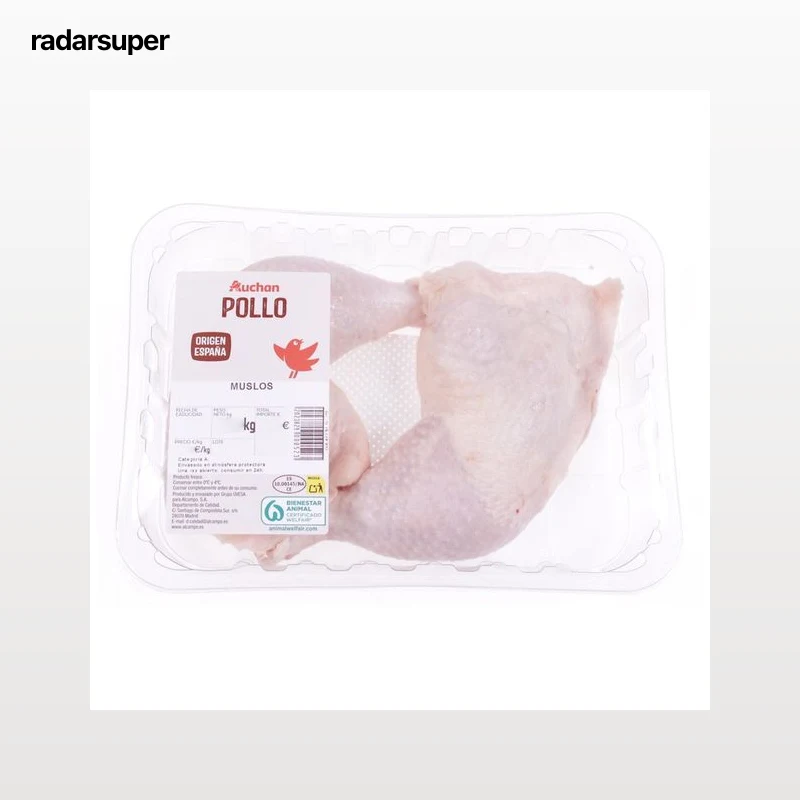 AUCHAN Muslos de pollo 2 uds. Producto Alcampo
