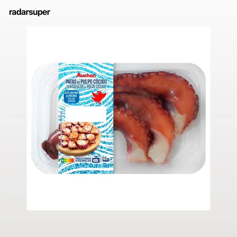 AUCHAN Pata de Pulpo congelada