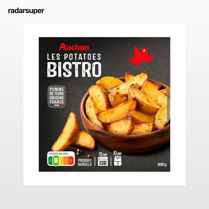 AUCHAN Patatas fritas gajo Bistro 600 g Producto Alcampo.