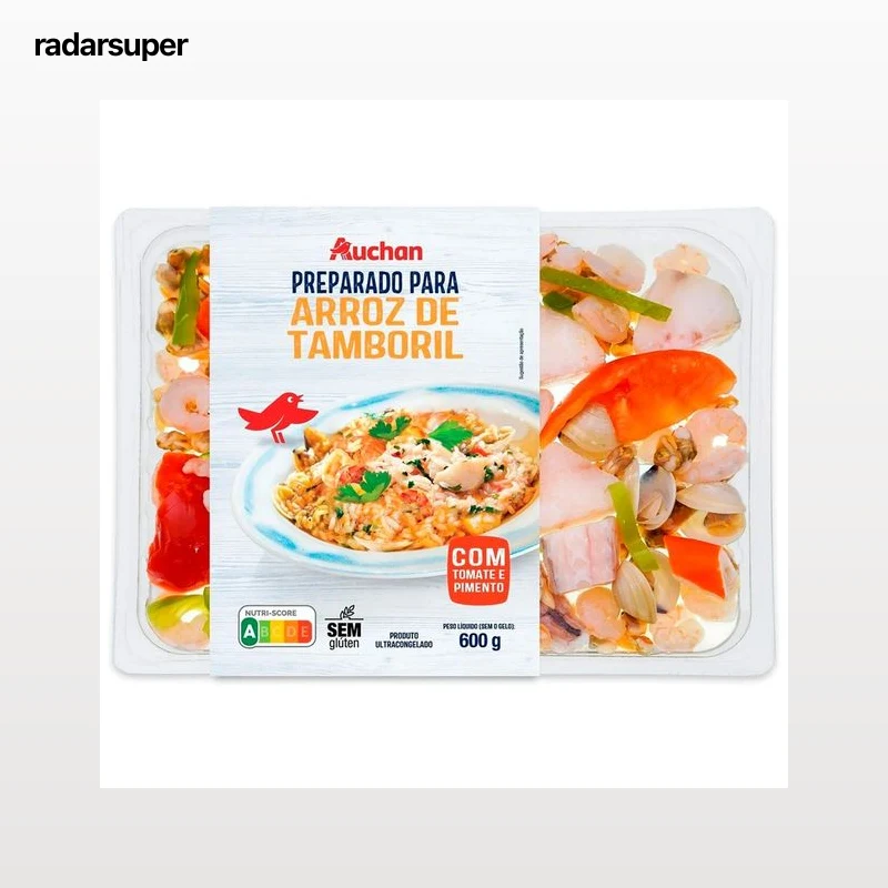 AUCHAN Preparado para arroz de rape, sin gluten, 600 g Producto Alcampo.