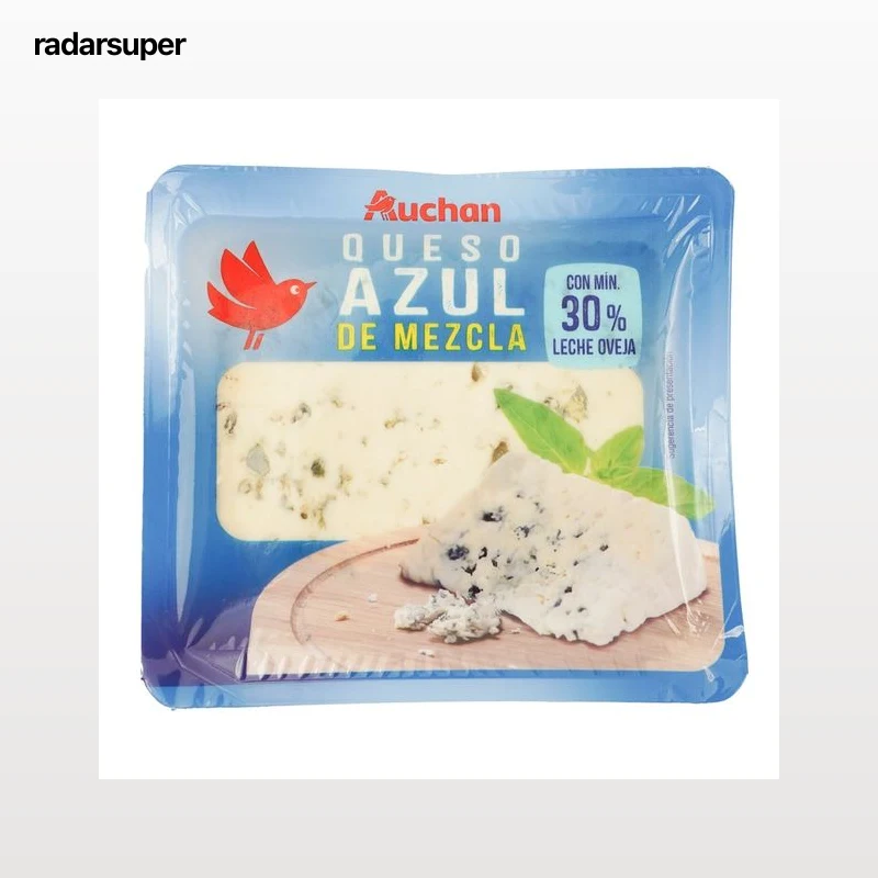 AUCHAN Queso azul 100 g Producto Alcampo.