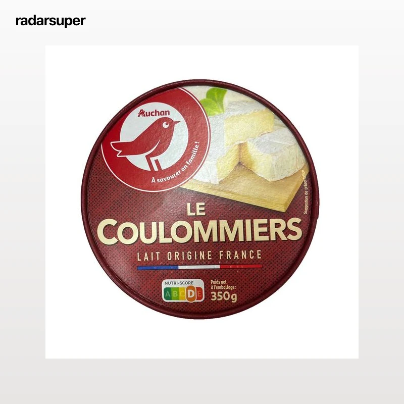 AUCHAN Queso coulommiers 350 g. Producto Alcampo