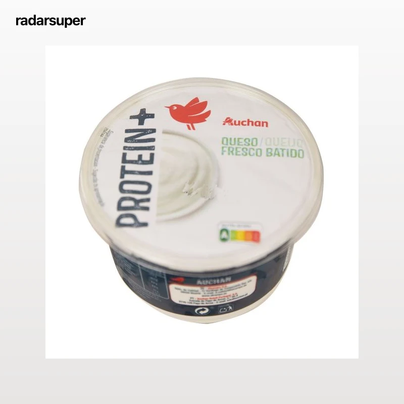 AUCHAN Queso fresco batido con extra de proteínas 500 g. Producto Alcampo