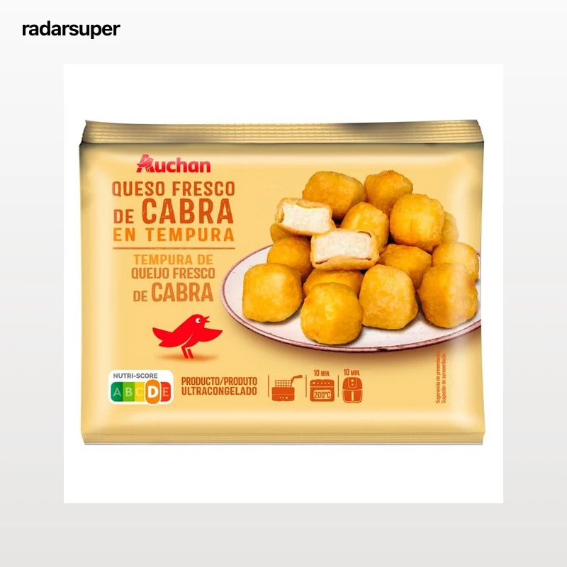 AUCHAN Queso fresco de cabra en tempura 200g