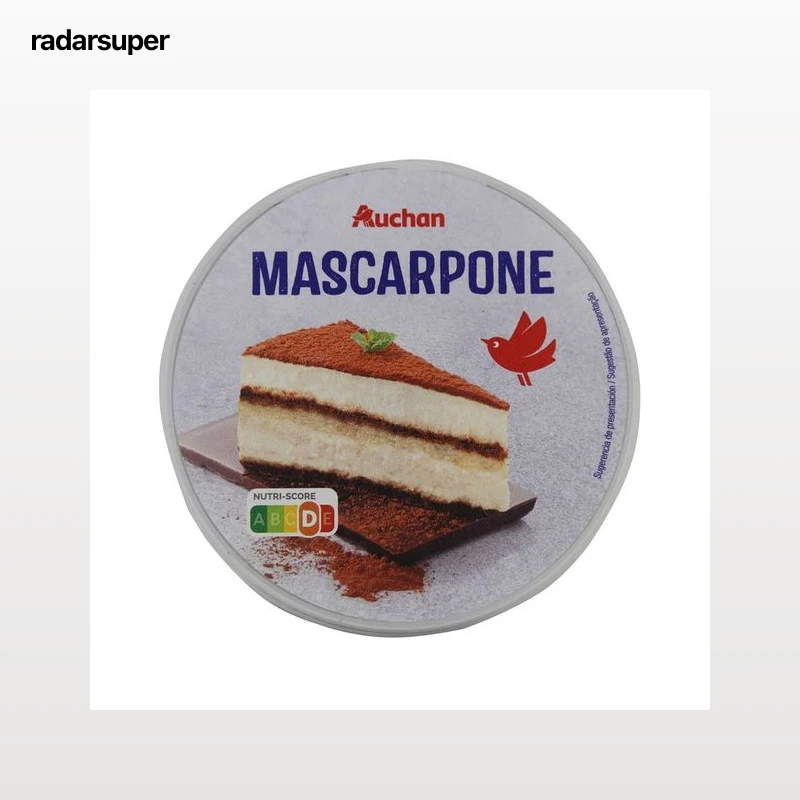 AUCHAN Queso mascarpone 250 g. Producto Alcampo