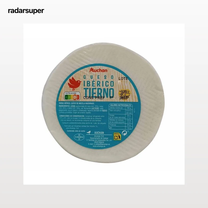 AUCHAN Queso mezcla tierno, mini Producto Alcampo.