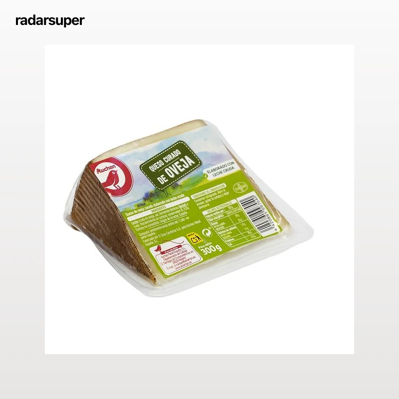AUCHAN Queso de oveja curado 300 g. Producto Alcampo