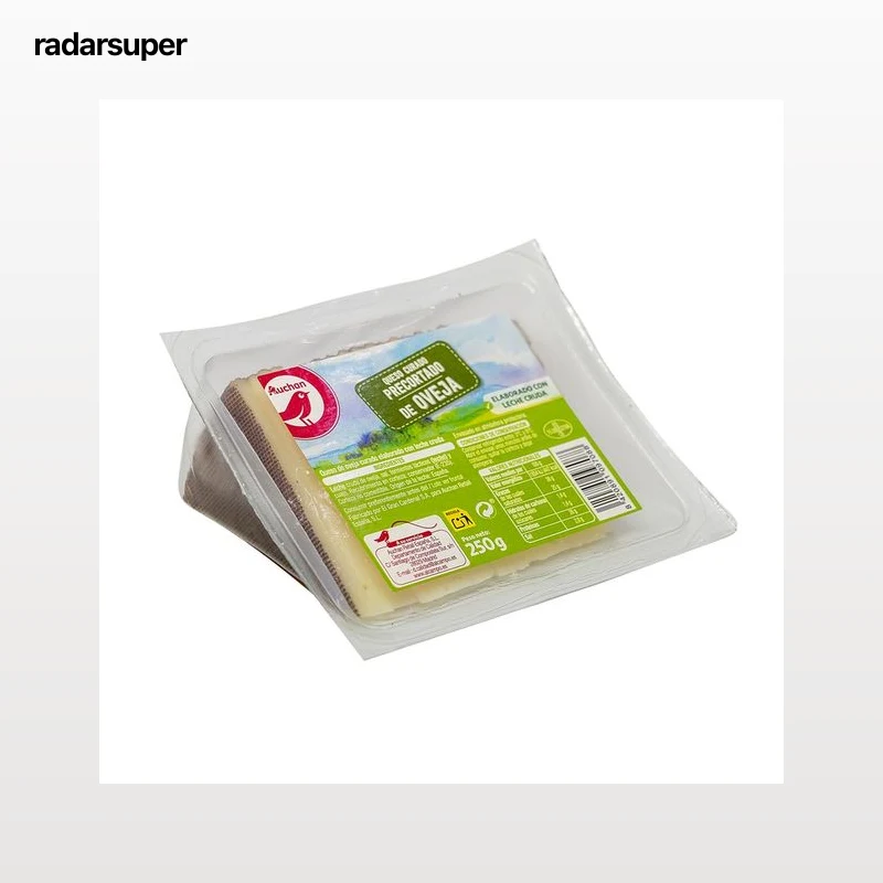 AUCHAN Queso de oveja curado precortado 250 g. Producto Alcampo