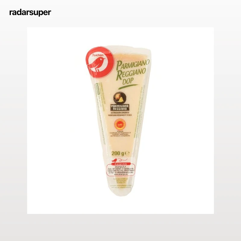 AUCHAN Queso Parmigiano Reggiano DOP en cuña 200 g. Producto Alcampo