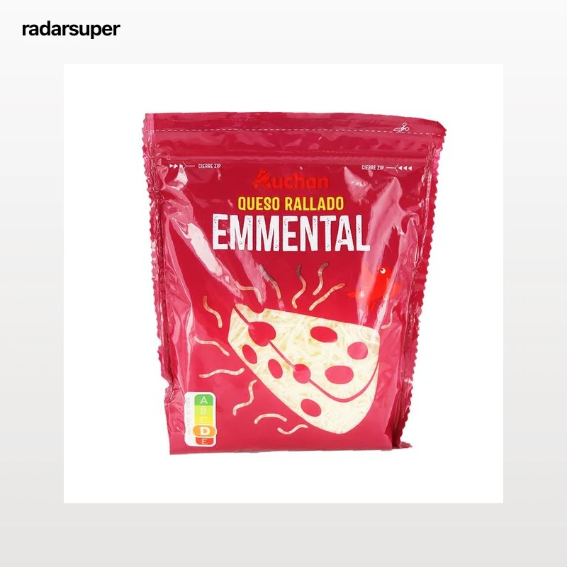 AUCHAN Queso rallado Emmental 200 g. Producto Alcampo