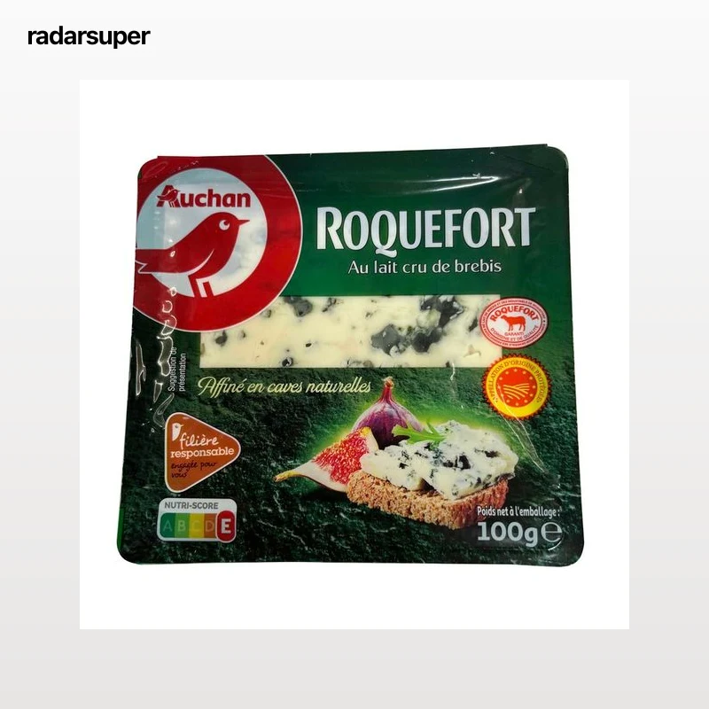 AUCHAN Queso roquefort 100 g. Producto Alcampo