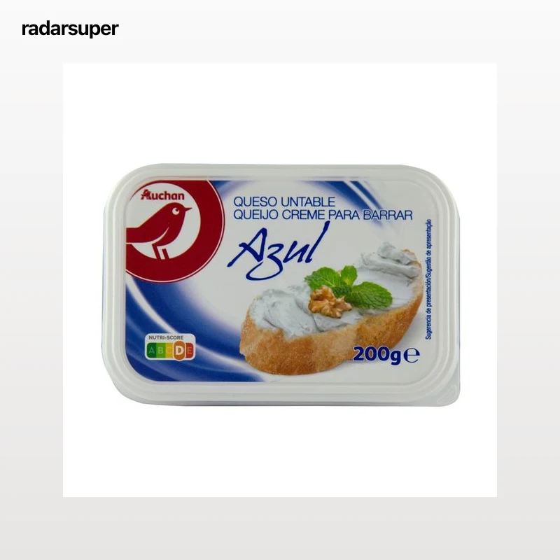AUCHAN Queso de untar azul 200 g. Producto Alcampo