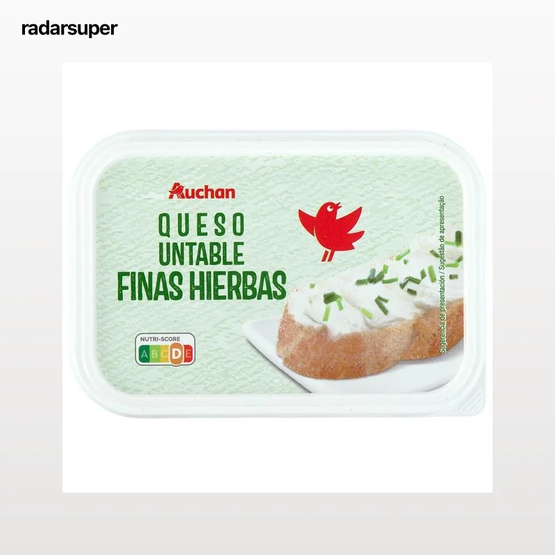 AUCHAN Queso de untar con finas hierbas 200 g. Producto Alcampo