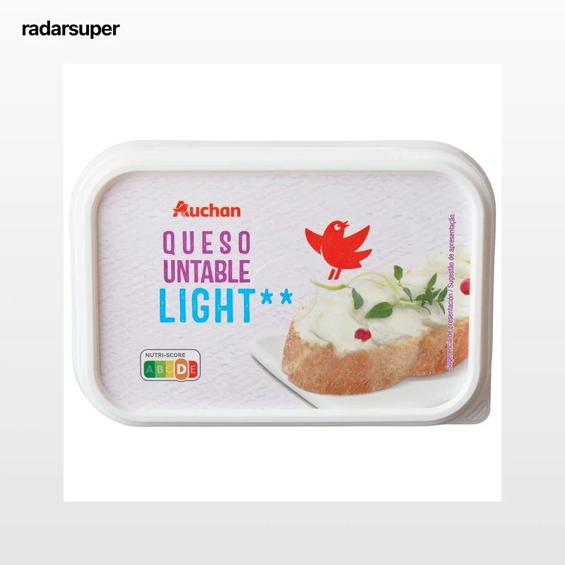AUCHAN Queso de untar light natural 300 g. Producto Alcampo