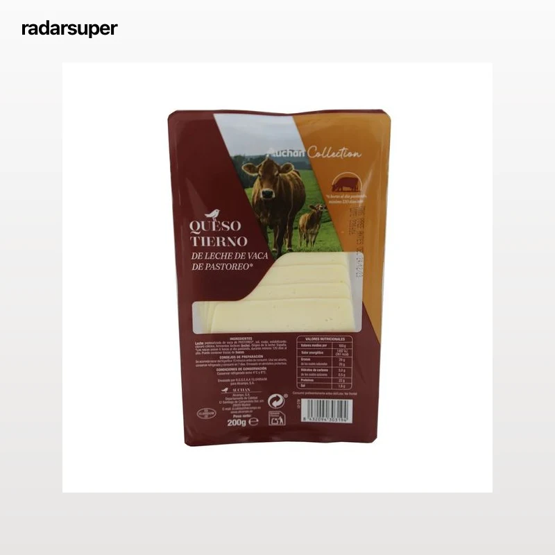 AUCHAN Queso vaca pastoreo collection lonchas 200 g. Producto Alcampo