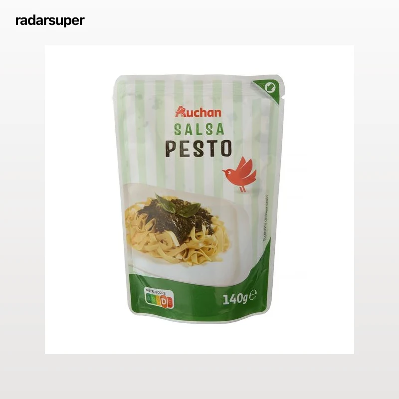 AUCHAN Salsa fresca pesto 140 g. Producto Alcampo