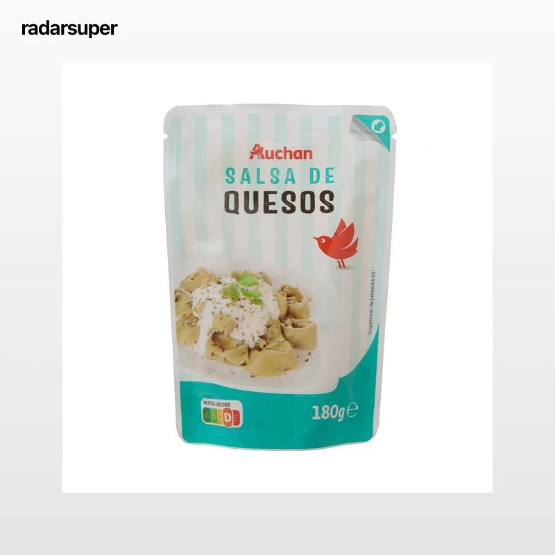 AUCHAN Salsa fresca de quesos 140 g. Producto Alcampo