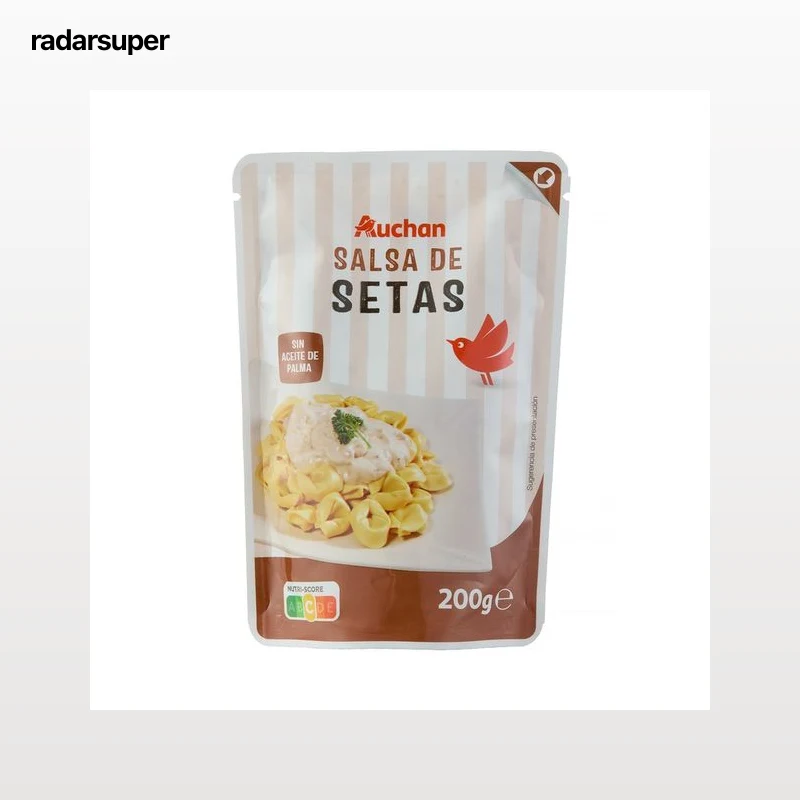 AUCHAN Salsa fresca de setas 180 g Producto Alcampo.