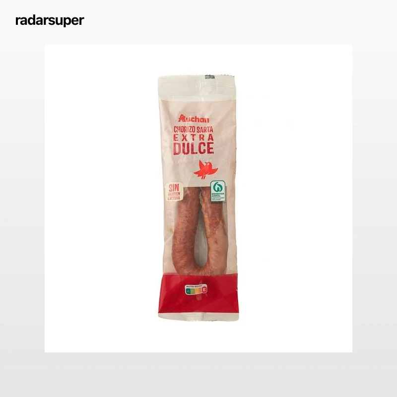 AUCHAN Sarta de chorizo dulce de categoria extra 280 g. Producto Alcampo