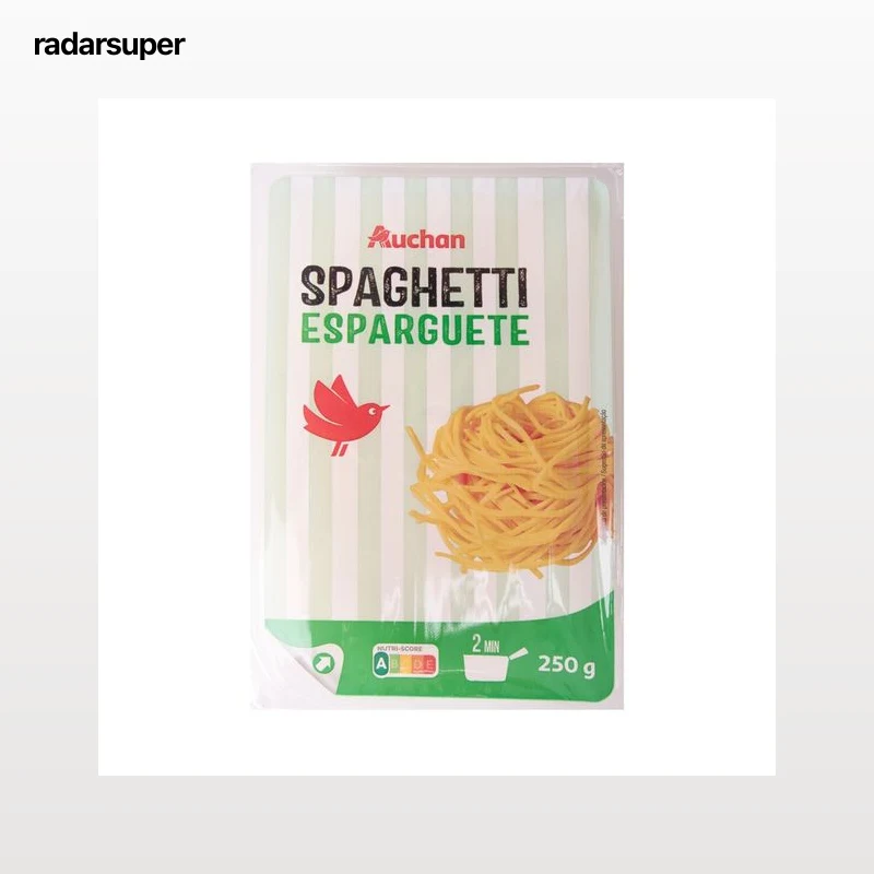 AUCHAN Spaguetti fresco al huevo 250 g. Producto Alcampo