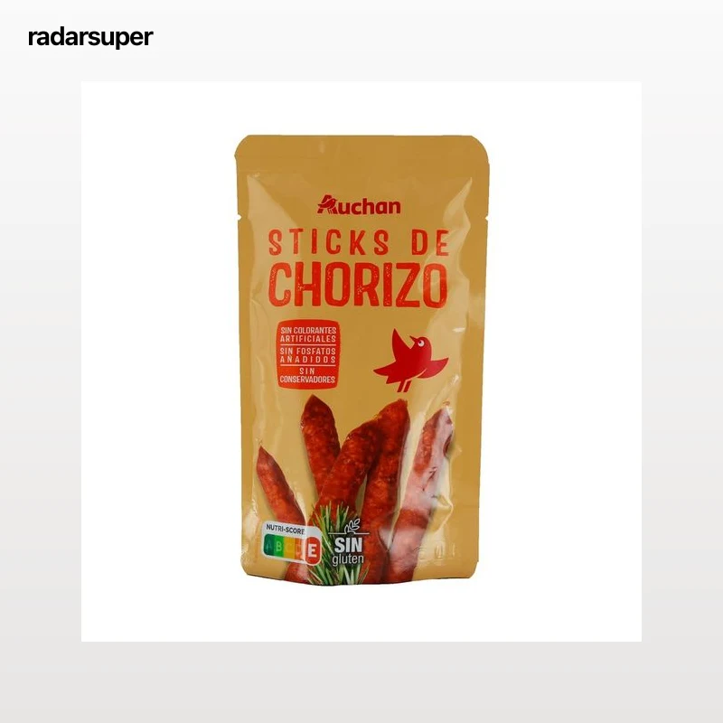 AUCHAN Sticks de chorizo 50 g. Producto Alcampo