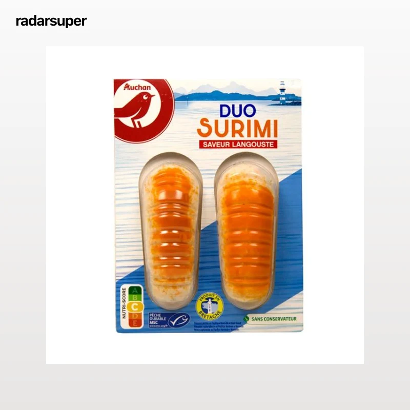 AUCHAN Surimi colas de mar 75 g. pack de 2 uds Producto Alcampo