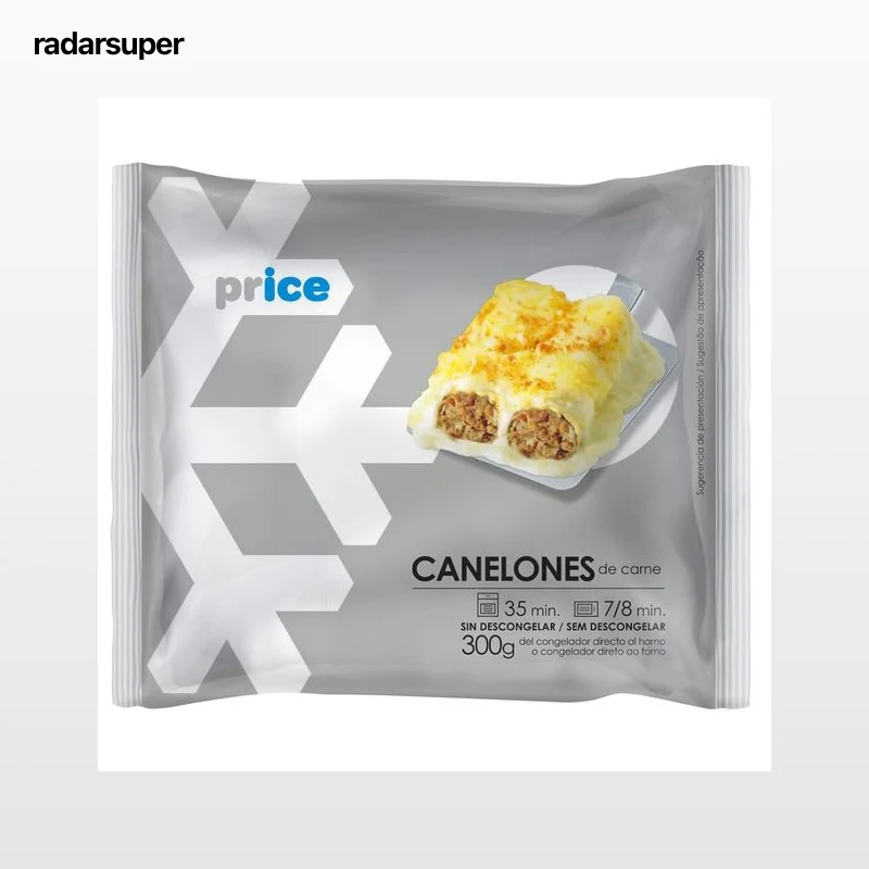 AUDENS FOOD Canelones congelados rellenos de carne con bechamel 300 g.