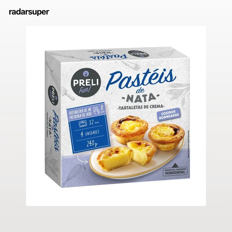 AUDENS FOOD Tartaletas de crema 4 uds. 240 g.