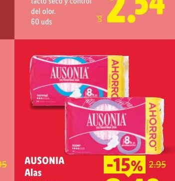 AUSONIA Alas 2 variedades: normal o super