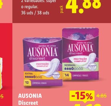 AUSONIA Discreet 2 variedades: normal o extra