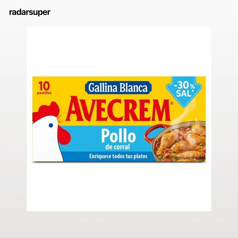 Avecrem bajo en sal Gallina Blanca 10 unidades