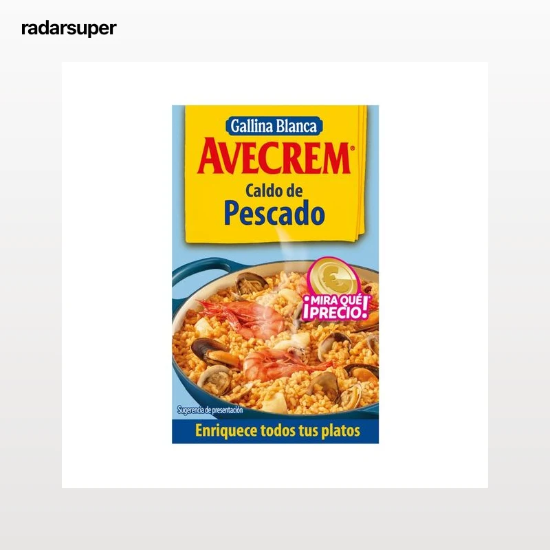 AVECREM Caldo pescado 8 uds 100 g.