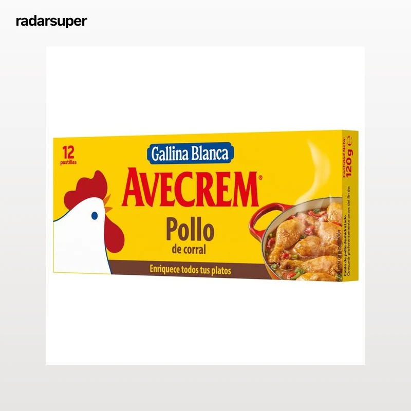 AVECREM Caldo de pollo en pastillas 12 uds. 120 g.
