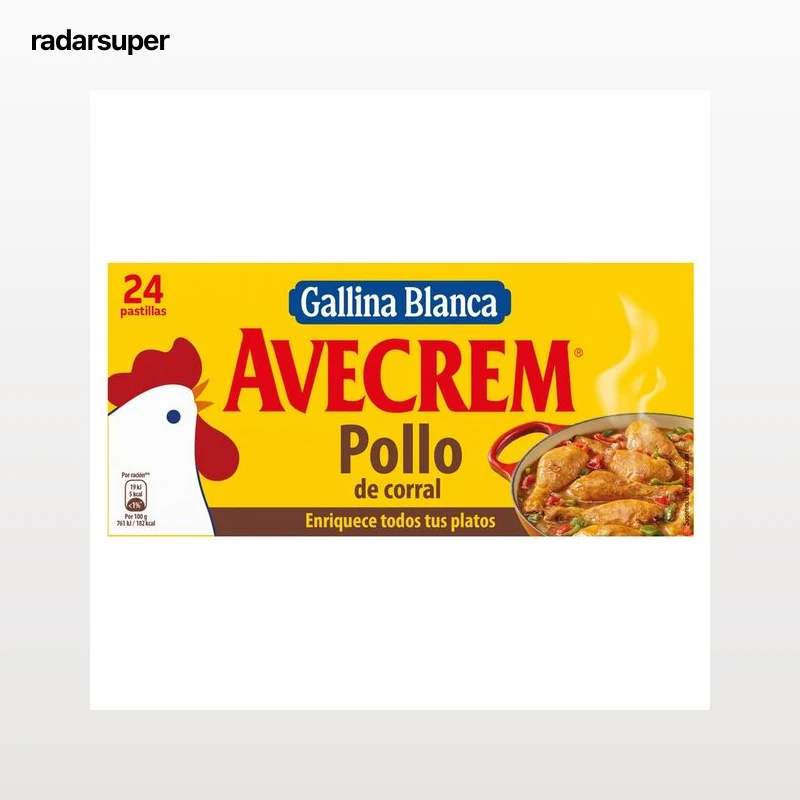 AVECREM Pastillas de caldo de pollo 24 uds. 240 g.