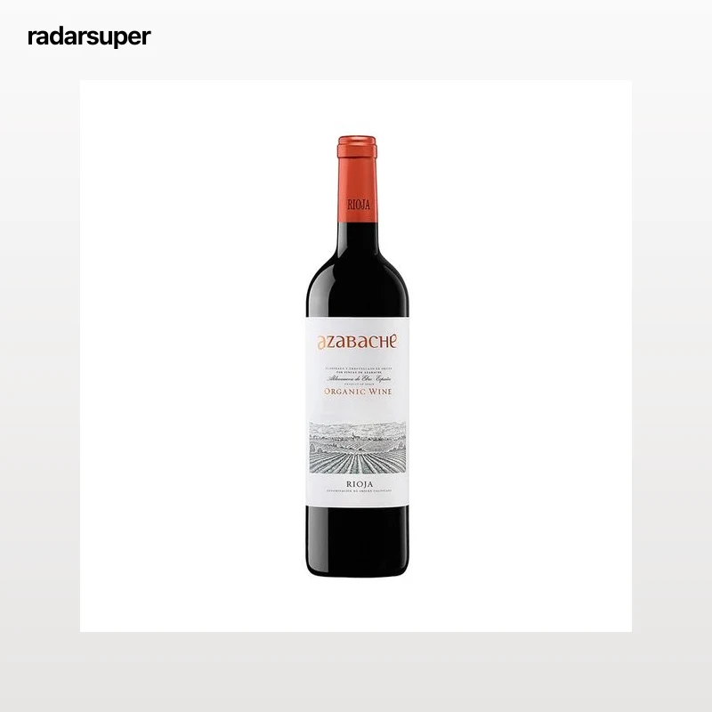AZABACHE Vino tinto joven y ecológico con denominación de origen calificada la Rioja AZABACHE botella de 75 cl.