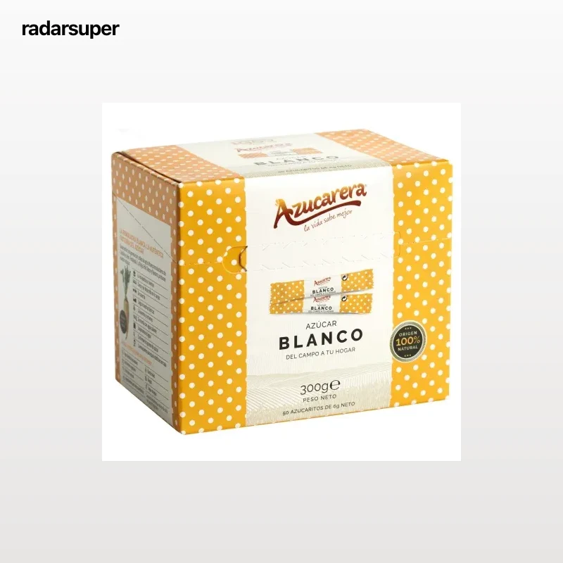 Azúcar blanco en azucaritos Azucarera 300 g.