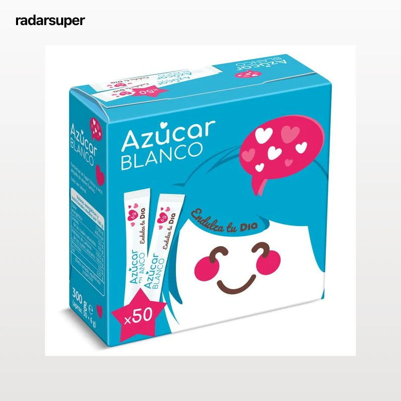 Azúcar blanco en sobres Dia 300 g