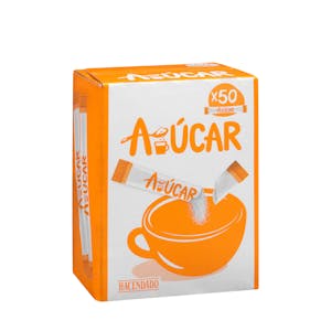Azúcar blanco en sobres