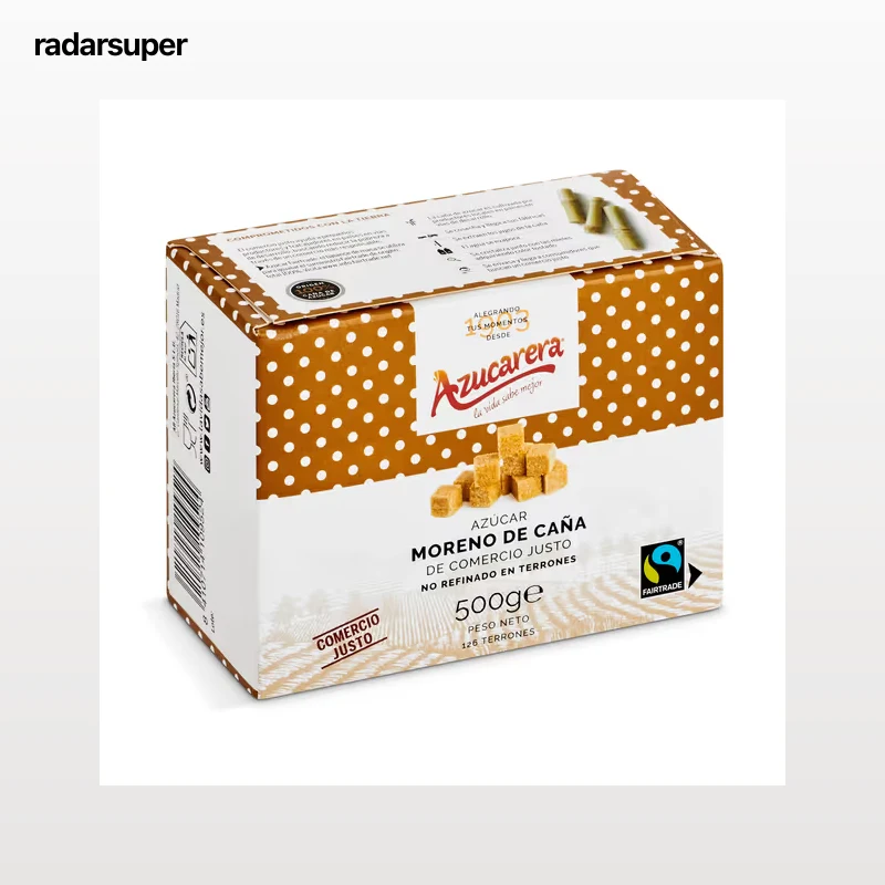Azúcar moreno integral en terrones Azucarera 500 g