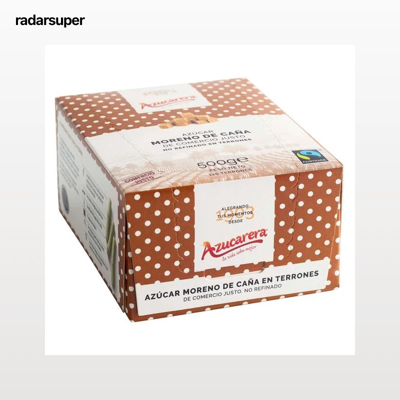 AZUCARERA Azúcar moreno en terrones Fairtrade 500 g.