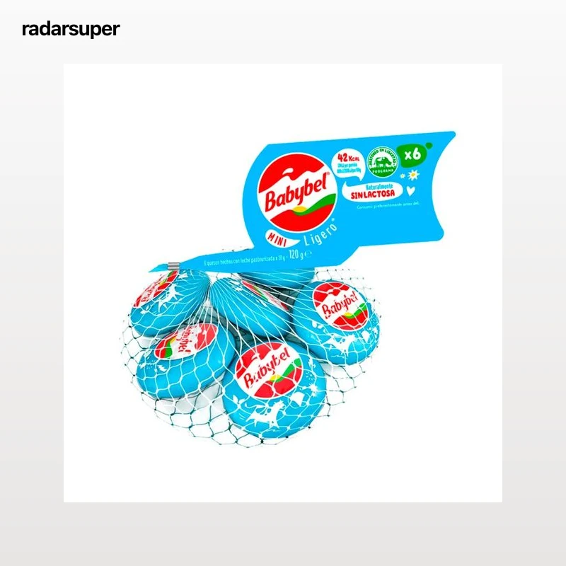 BABYBEL Mini Babybel light sin lactosa 6 x 20 g.