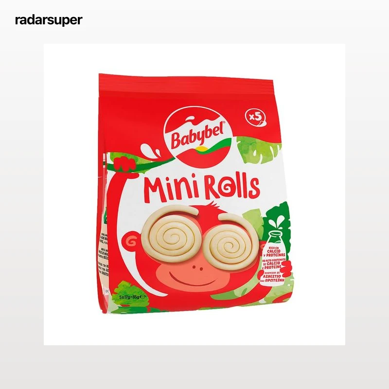 BABYBEL Quesitos tiernos enrollados BABYBELMINI ROLLS 5 uds. 85 g.