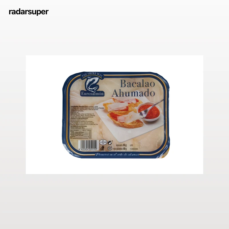 Bacalao ahumado Eurosalmon 80g