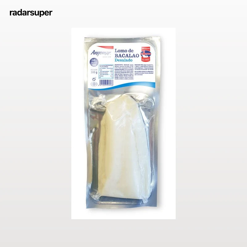 Bacalao en lomo desalado Angomar 300g