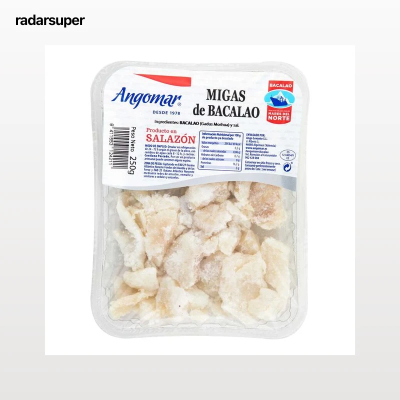Bacalao en migas Angomar 250g