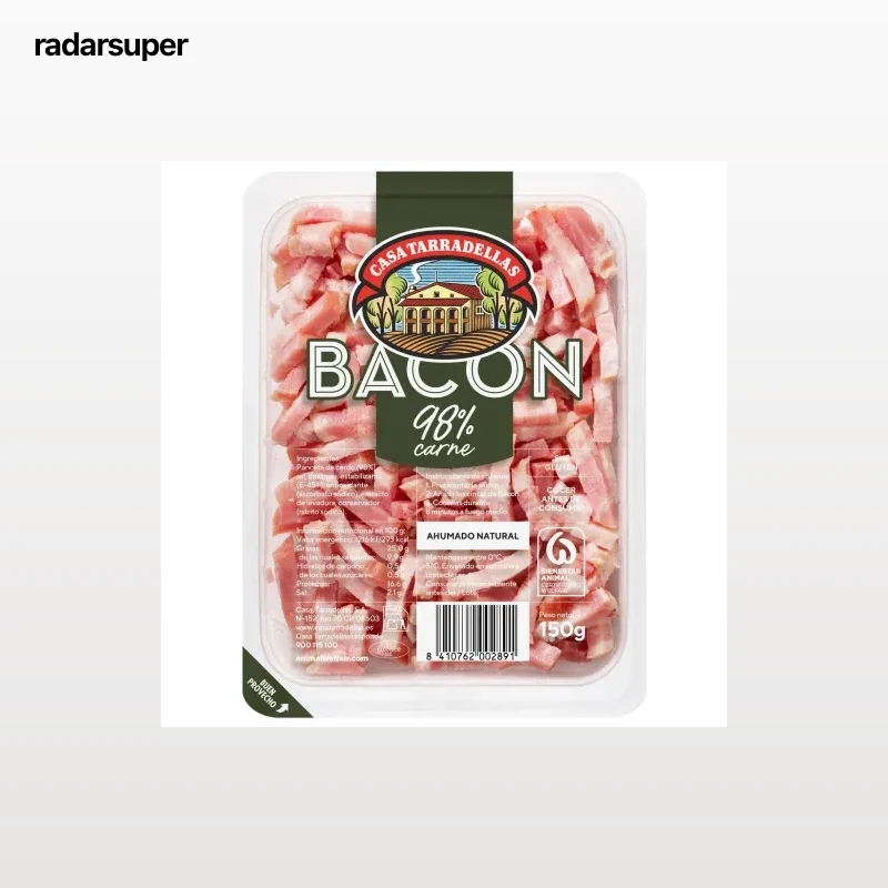 Bacón en cintas Casa Tarradellas sin gluten 150 g