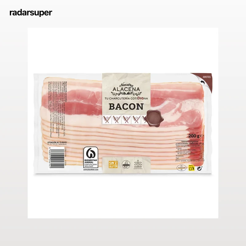 Bacon en lonchas Dia Nuestra Alacena 200 g