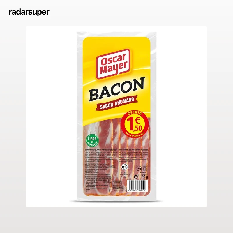 Bacón sabor ahumado Oscar Mayer 100 g