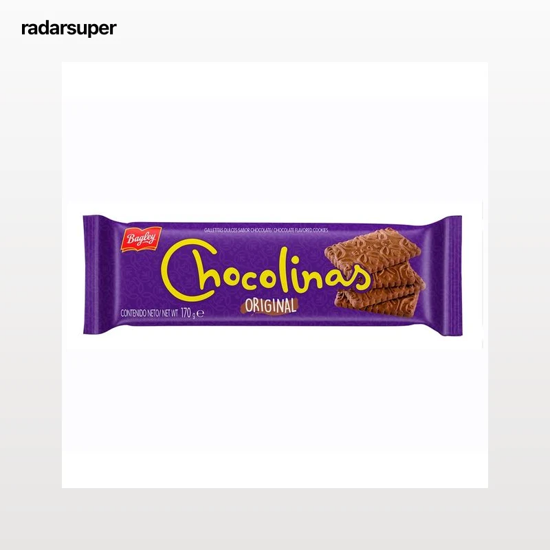 BAGLEY Galleta chocolinas mate 170 g.