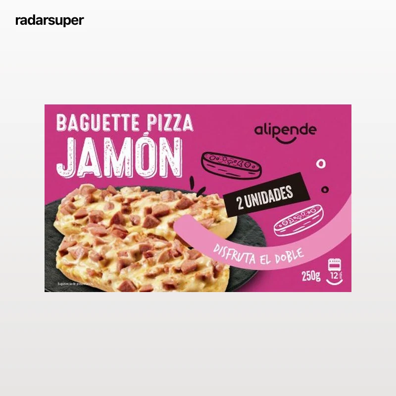Baguette pizza Alipende 250g jamón